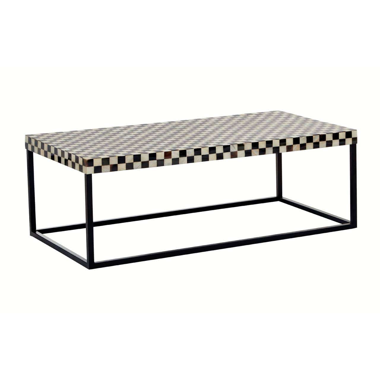 Noosa & Co. Living Obra Assorted Shell Rectangle Coffee Table House of Isabella UK