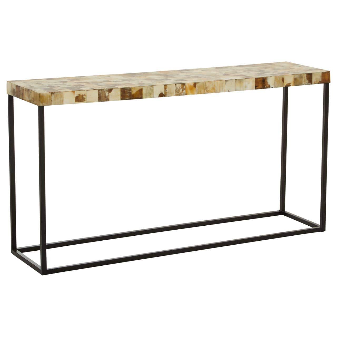 Noosa & Co. Living Obra Cream Shell Console Table House of Isabella UK