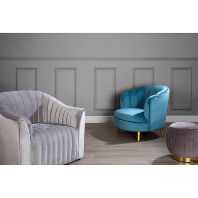 Noosa & Co. Living Opel Grey Velvet Armchair House of Isabella UK