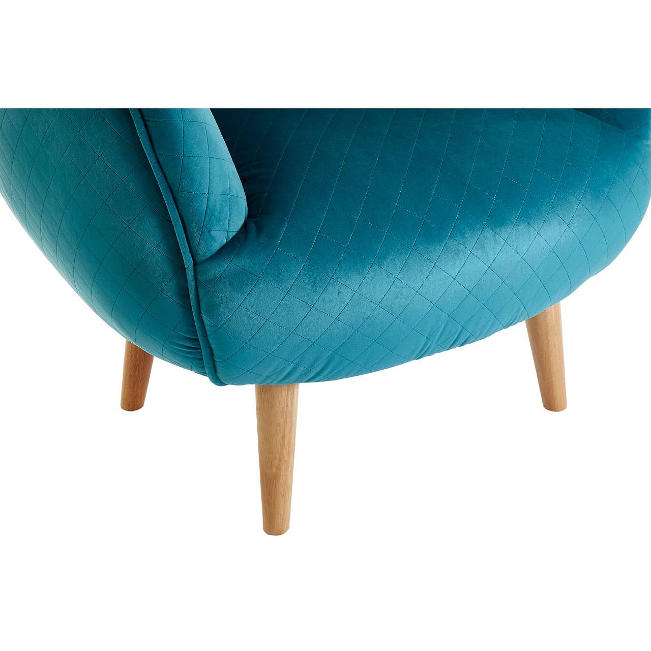 Noosa & Co. Living Oscar Teal Fabric Chair House of Isabella UK