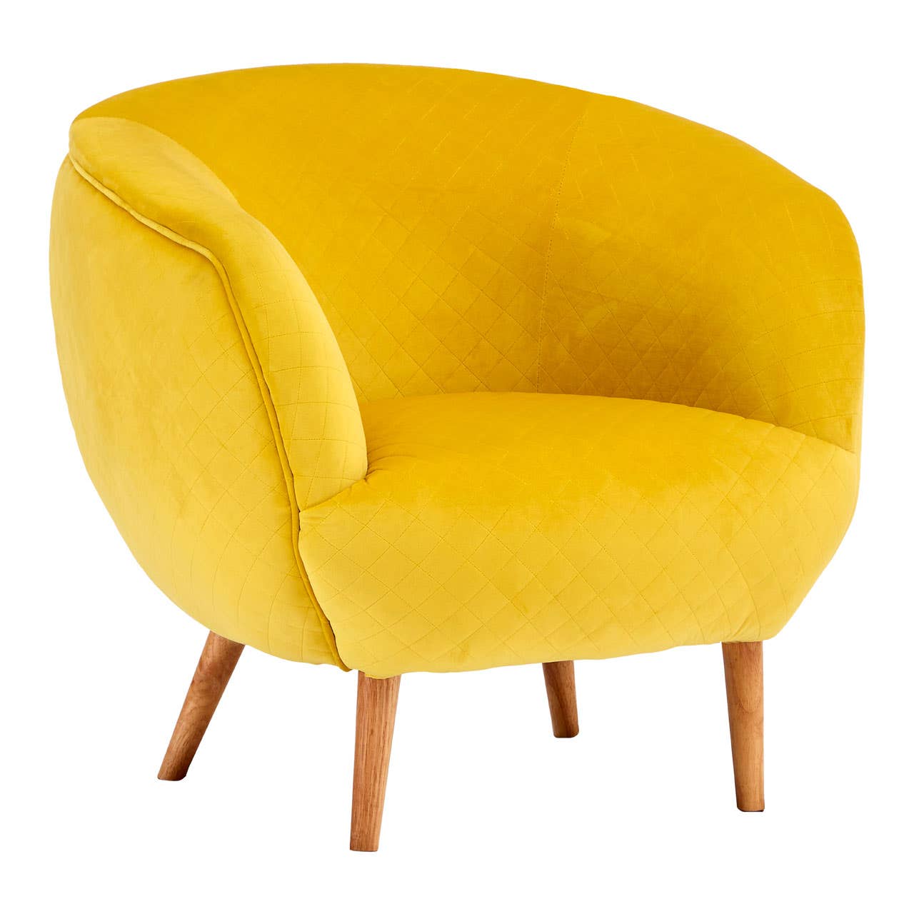 Noosa & Co. Living Oscar Yellow Fabric Chair House of Isabella UK