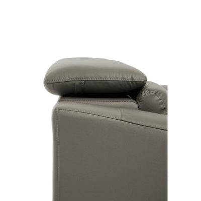 Noosa & Co. Living Padua 2 Seat Grey Leather Sofa House of Isabella UK