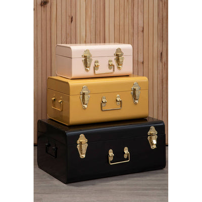 Noosa & Co. Living Parley Set Of Three Assorted Storage Trunks House of Isabella UK
