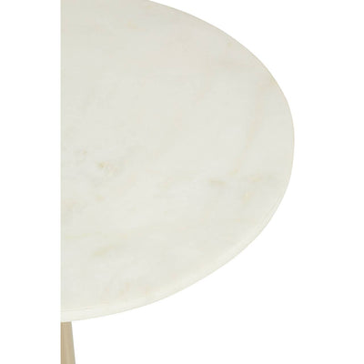 Noosa & Co. Living Rabia White Marble Side Table House of Isabella UK