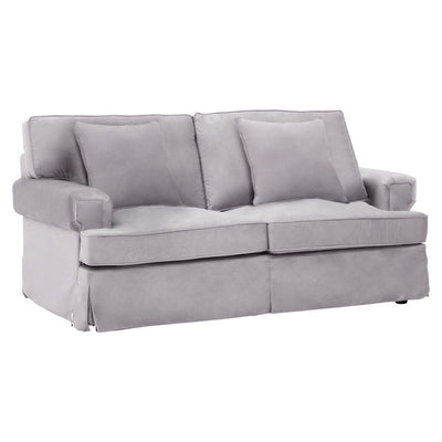 Noosa & Co. Living Ralph Two Seat Grey Velvet Sofa House of Isabella UK