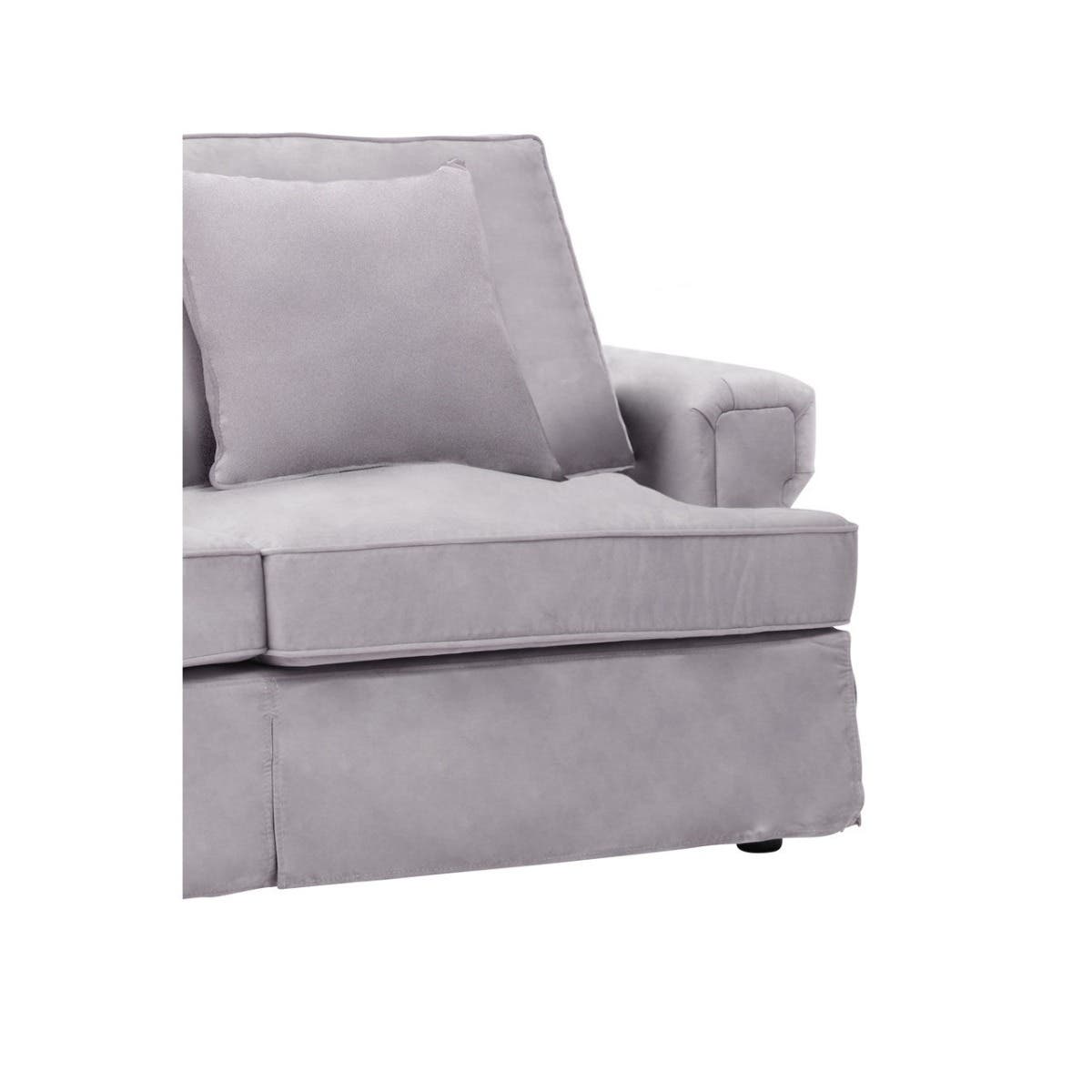 Noosa & Co. Living Ralph Two Seat Grey Velvet Sofa House of Isabella UK