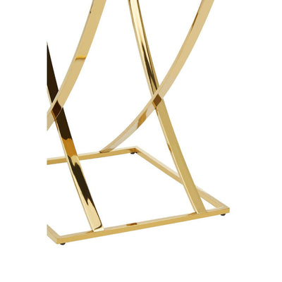 Noosa & Co. Living Reena Gold Finish Side Table House of Isabella UK