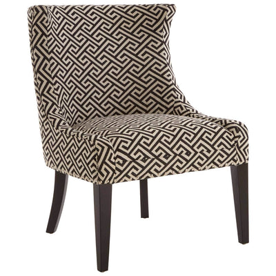 Noosa & Co. Living Regents Park Beige And Black Wingback Chair House of Isabella UK
