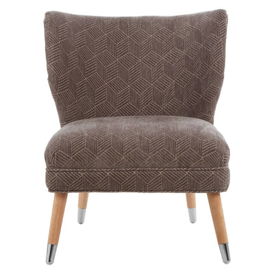 Noosa & Co. Living Regents Park Grey Chenille Wingback Chair House of Isabella UK
