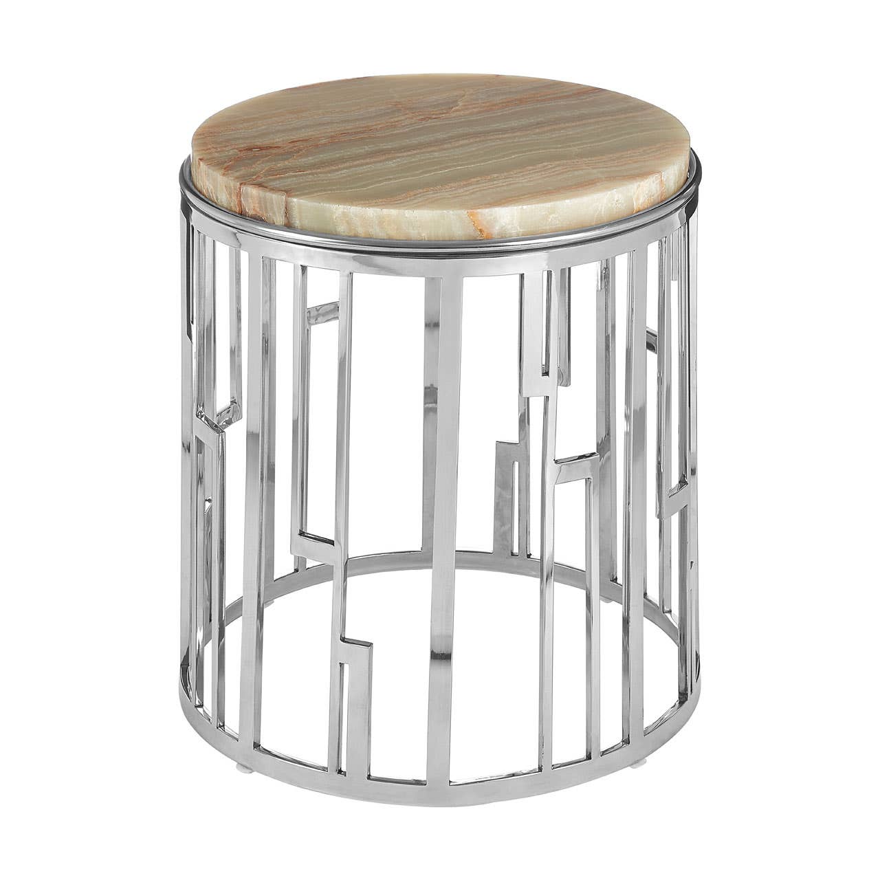 Noosa & Co. Living Relic Onyx Stone Side Table House of Isabella UK