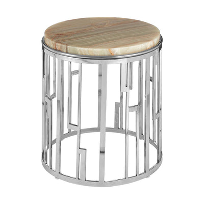 Noosa & Co. Living Relic Onyx Stone Side Table House of Isabella UK