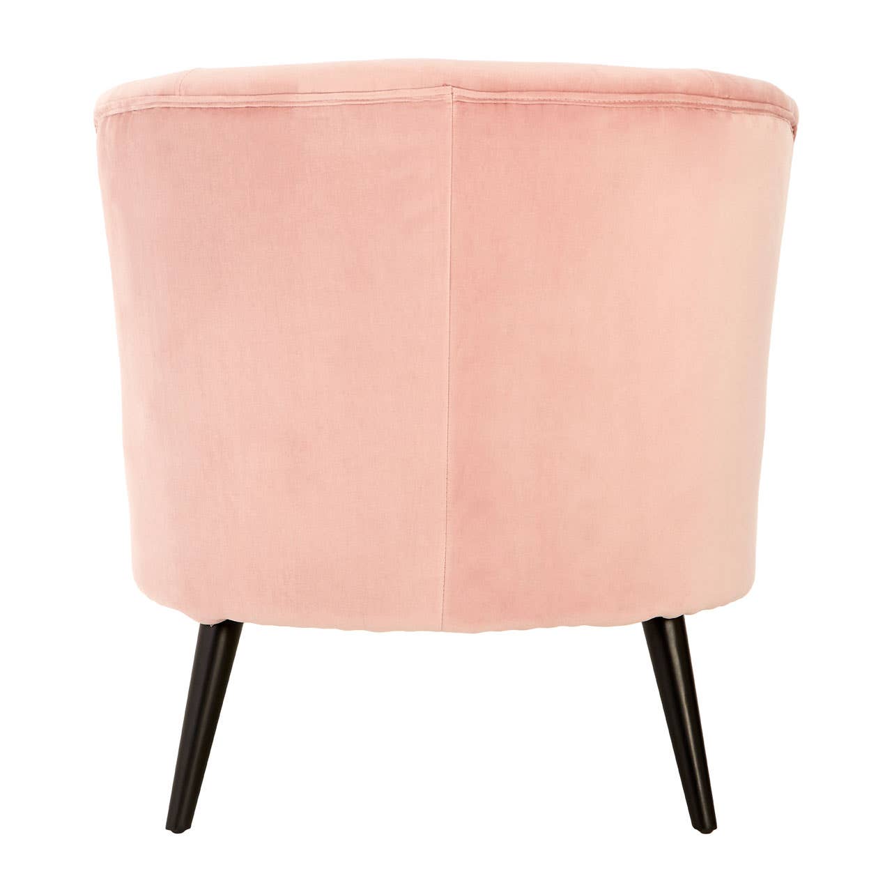 Noosa & Co. Living Round Pink Velvet Plush Armchair House of Isabella UK