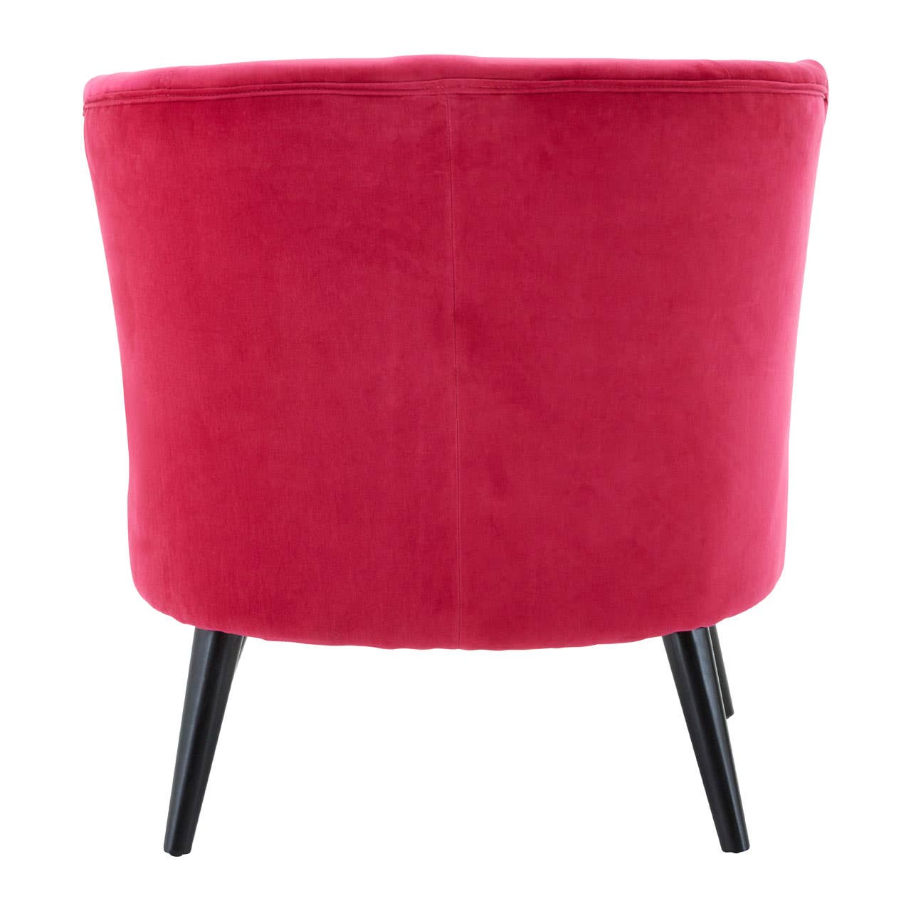 Noosa & Co. Living Round Plush Pink Cotton Velvet Armchair House of Isabella UK