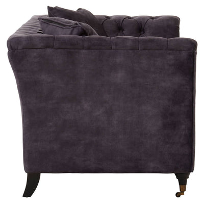 Noosa & Co. Living Sabrina Two Seat Grey Velvet Sofa House of Isabella UK