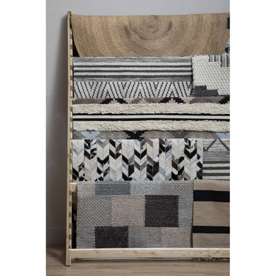 Noosa & Co. Living Safira Small Black / White Patchwork Rug House of Isabella UK