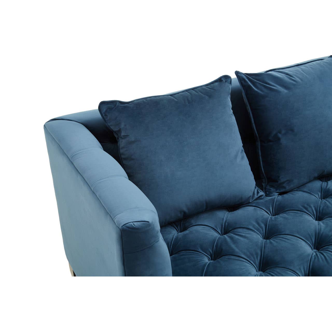 Noosa & Co. Living Sefira Three Seat Navy Fabric Sofa House of Isabella UK