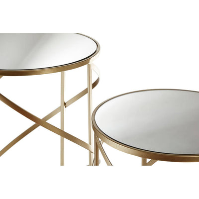 Noosa & Co. Living Set Of 2 Avantis Swirl Frame Tables House of Isabella UK
