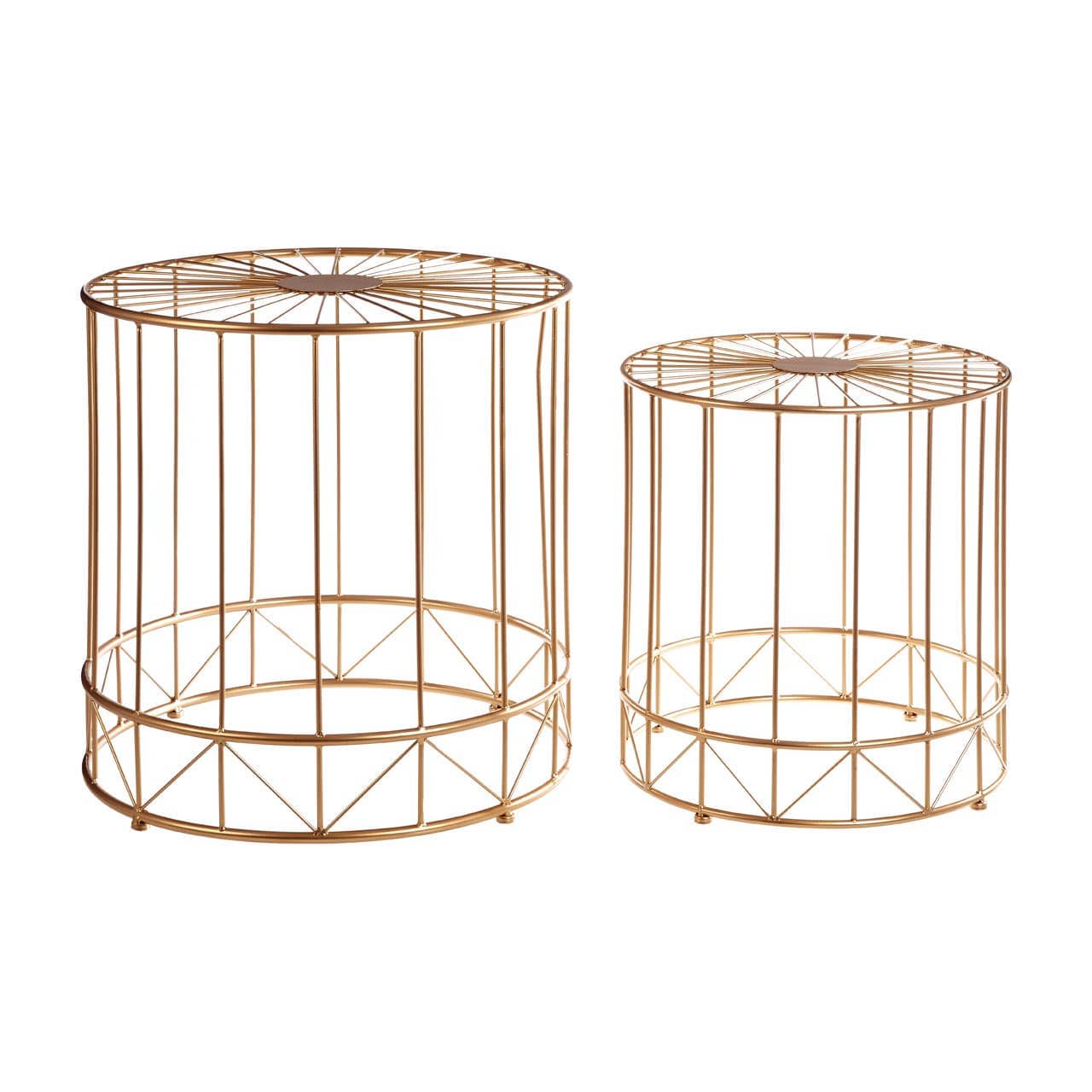 Noosa & Co. Living Set Of 2 Lexi Round Side Tables House of Isabella UK