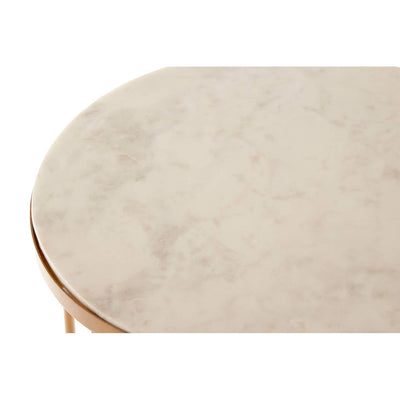 Noosa & Co. Living Shalimar Round Marble Top Side Table House of Isabella UK
