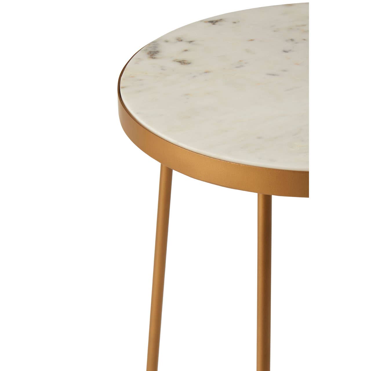 Noosa & Co. Living Shalimar Round Side Table With Cross Base House of Isabella UK