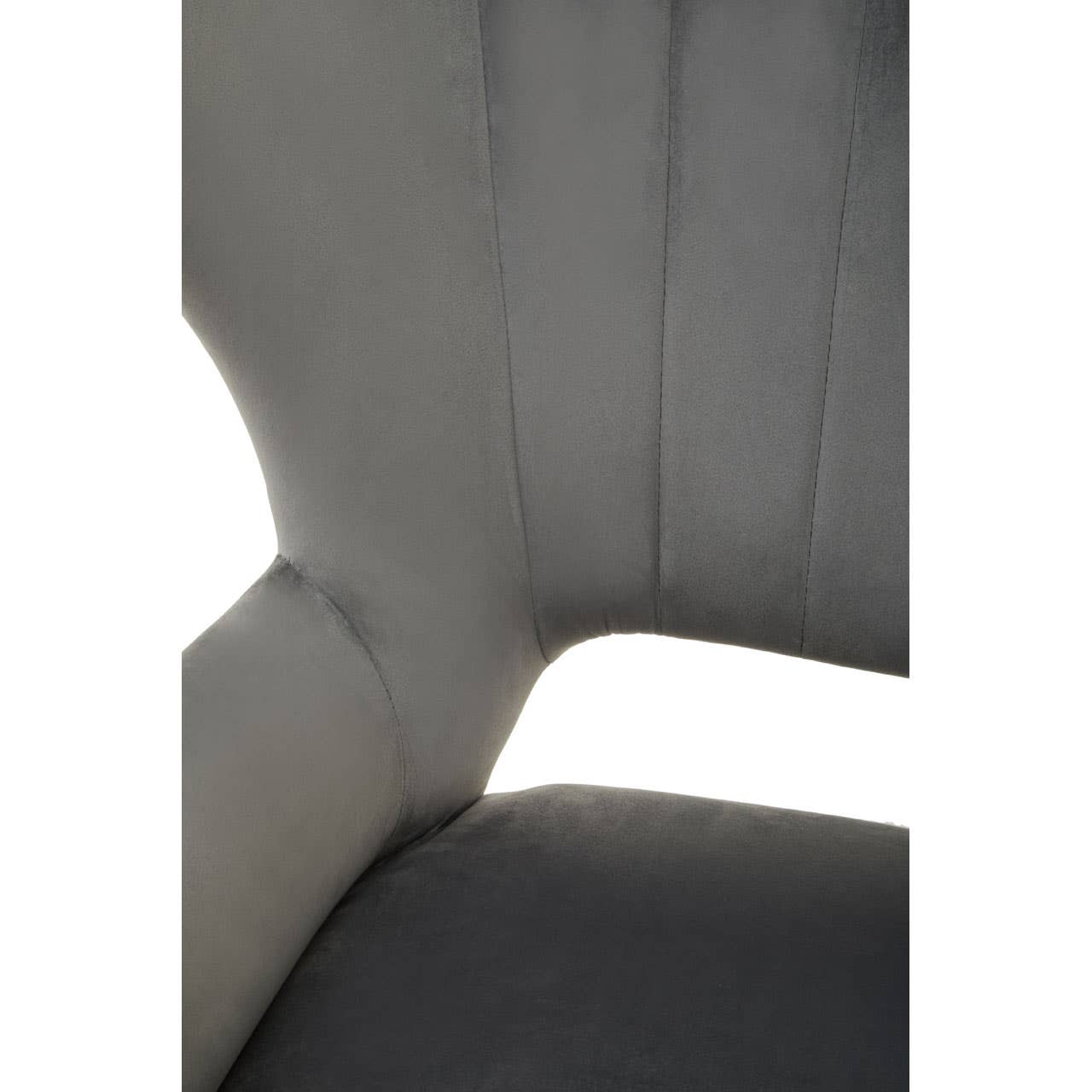 Noosa & Co. Living Sloan Grey Velvet Armchair House of Isabella UK