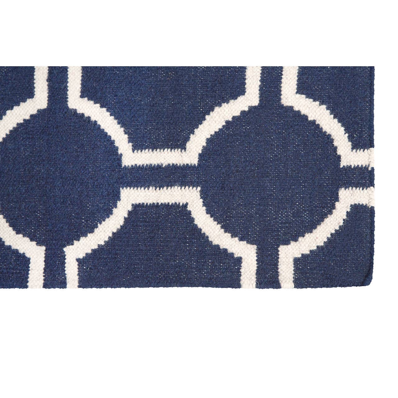 Noosa & Co. Living South Beach Navy Blue And White Rug House of Isabella UK
