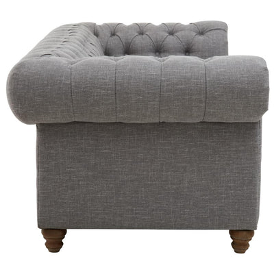 Noosa & Co. Living Stella Three Seat Grey Linen Sofa House of Isabella UK