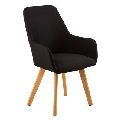 Noosa & Co. Living Stockholm Black Leisure Chair House of Isabella UK