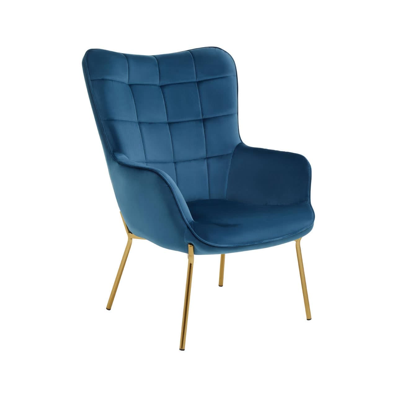 Noosa & Co. Living Stockholm Blue Velvet Chair House of Isabella UK