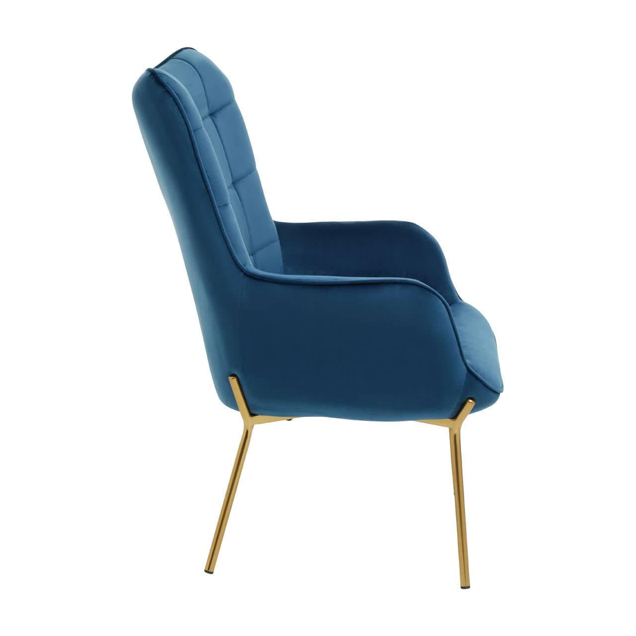 Noosa & Co. Living Stockholm Blue Velvet Chair House of Isabella UK