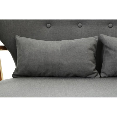 Noosa & Co. Living Stockholm Grey Sofa With Birchwood Frame House of Isabella UK