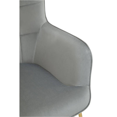 Noosa & Co. Living Stockholm Grey Velvet Chair House of Isabella UK
