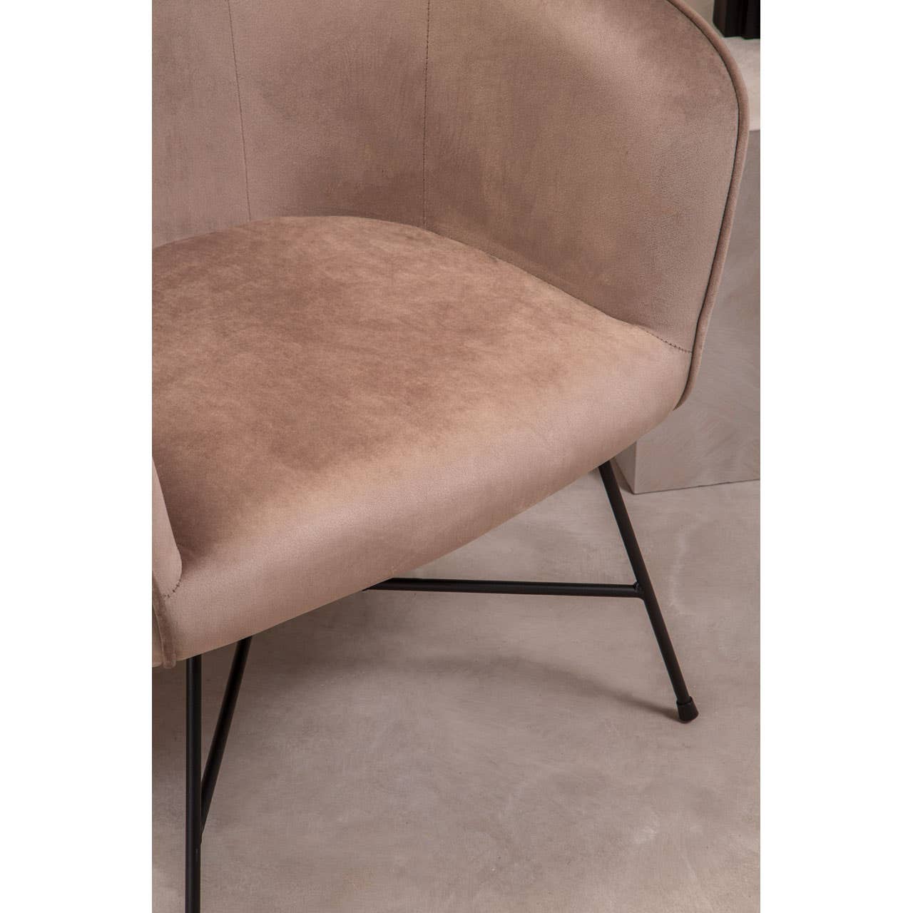 Noosa & Co. Living Stockholm Mink Velvet Chair House of Isabella UK