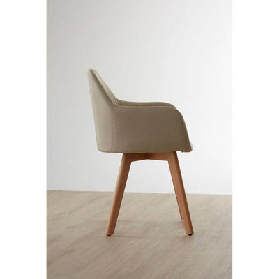 Noosa & Co. Living Stockholm Stone Fabric Chair House of Isabella UK