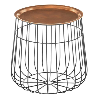 Noosa & Co. Living Templar Copper & Black Finish Tray Table House of Isabella UK