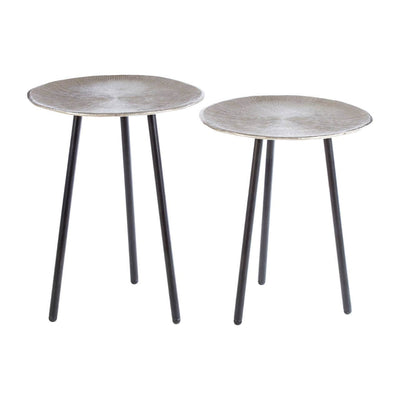 Noosa & Co. Living Templar Set Of Side Tables With Tapered Legs House of Isabella UK