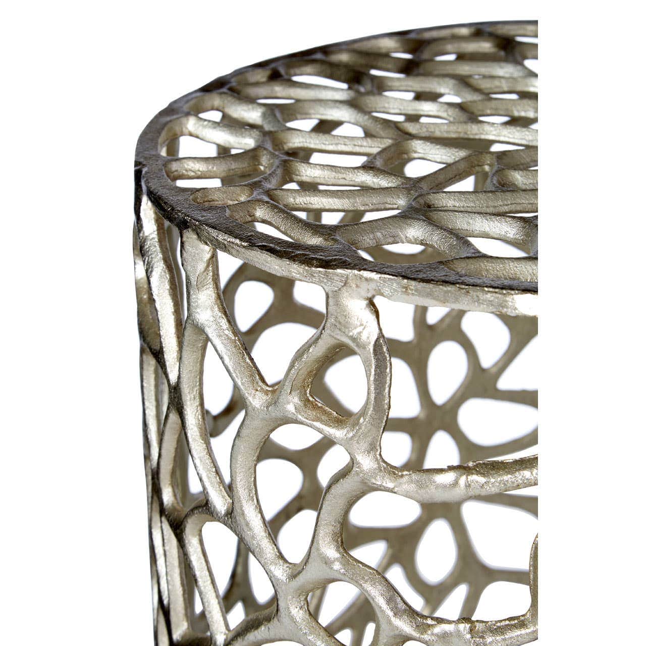 Noosa & Co. Living Templar Stools With Silver Finish - Set Of 2 House of Isabella UK