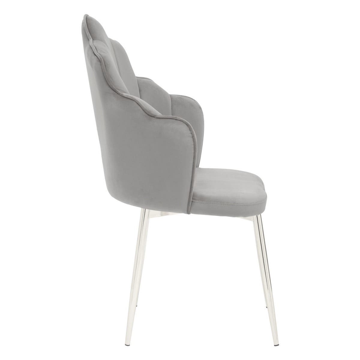 Noosa & Co. Living Tian Grey Velvet Chair House of Isabella UK