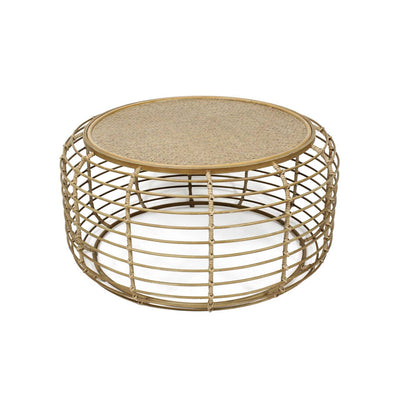 Noosa & Co. Living Trento Coffee Table With Rattan Top House of Isabella UK