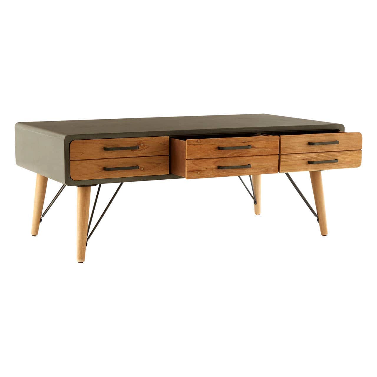 Noosa & Co. Living Trinity Coffee Table With Six Drawers House of Isabella UK