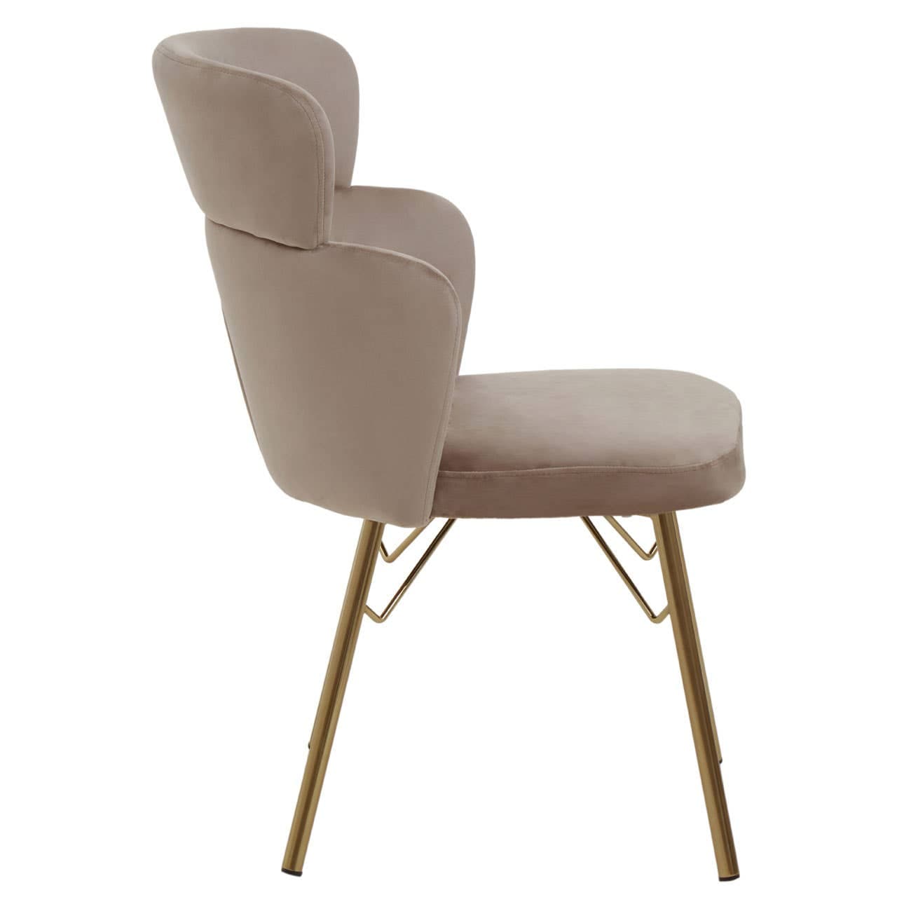 Noosa & Co. Living Veneto Mink Velvet Chair House of Isabella UK