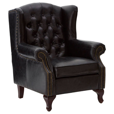 Noosa & Co. Living Victor Black Scroll Armchair House of Isabella UK