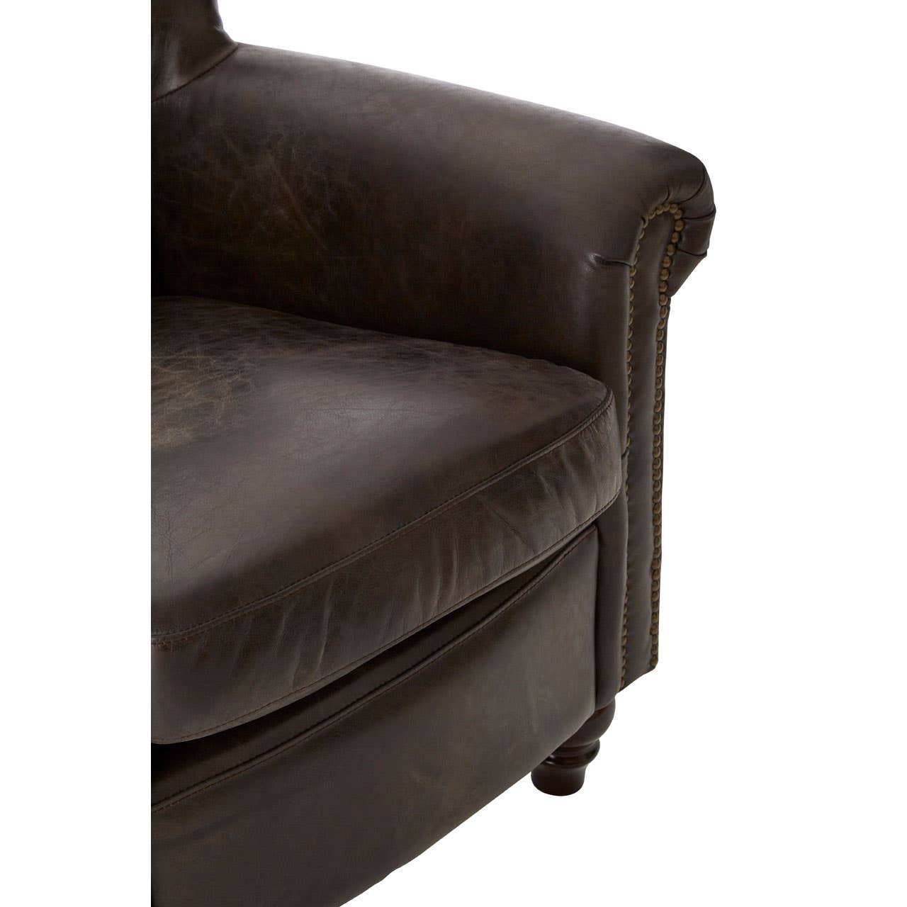 Noosa & Co. Living Victor Dark Grey Scroll Armchair House of Isabella UK