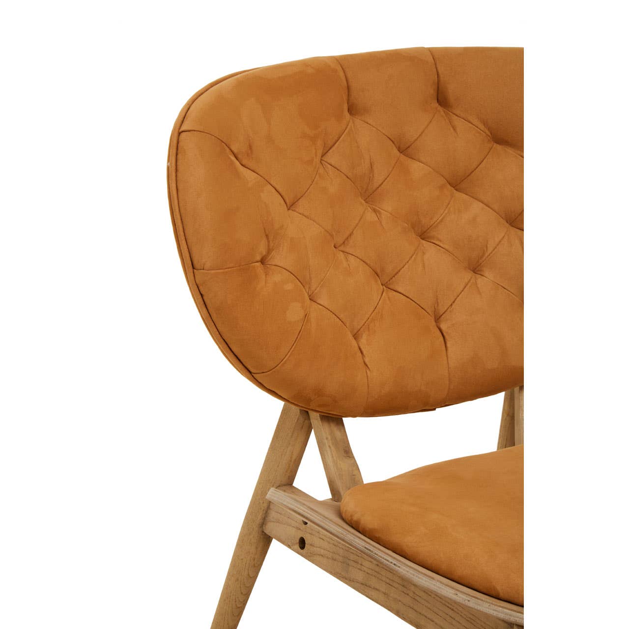 Noosa & Co. Living Vinsi Dijon Velvet Chair With Natural Elm House of Isabella UK