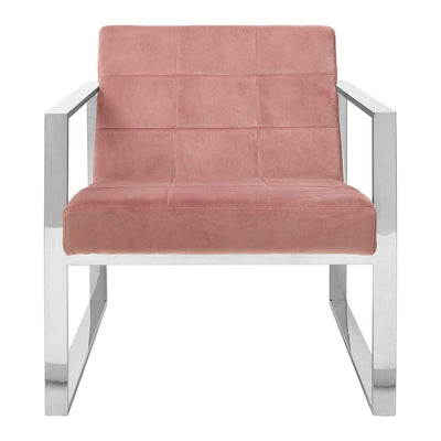 Noosa & Co. Living Vogue Pink Velvet Cocktail Chair House of Isabella UK
