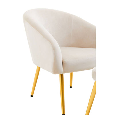 Noosa & Co. Living Yasmeen Dark Beige Chair And Footstool House of Isabella UK