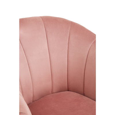 Noosa & Co. Living Yolanda Pink Velvet Chair House of Isabella UK