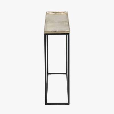 Pacific Lifestyle Living Franklin Gold Cast and Black Metal Console Table House of Isabella UK