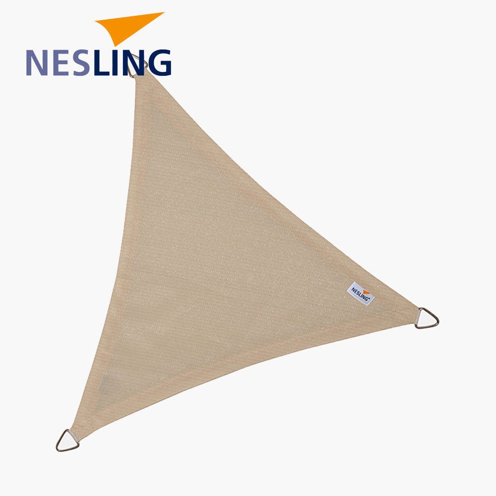 Pacific Lifestyle Outdoors 3.6m Triangle Shade Sail Off-White House of Isabella UK