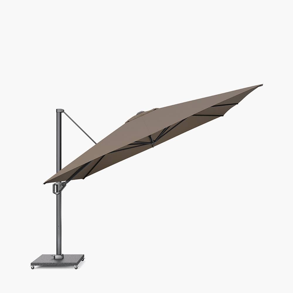 Pacific Lifestyle Outdoors Challenger Telescopic T1 3.5m Square Havana Parasol House of Isabella UK